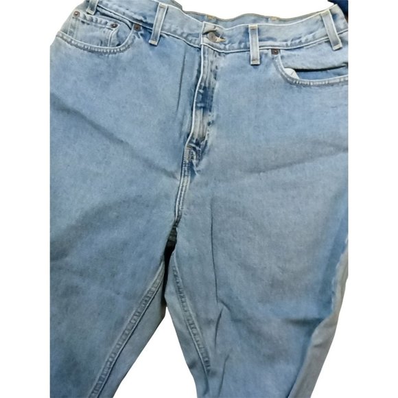 Women's Levis 550 16 S Relaxed Fit Tapered Legs Denim Blue Jeans 34 W 28L - Picture 5 of 5